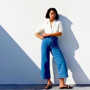 Everlane The Edition Wide Leg Crop Jean 02